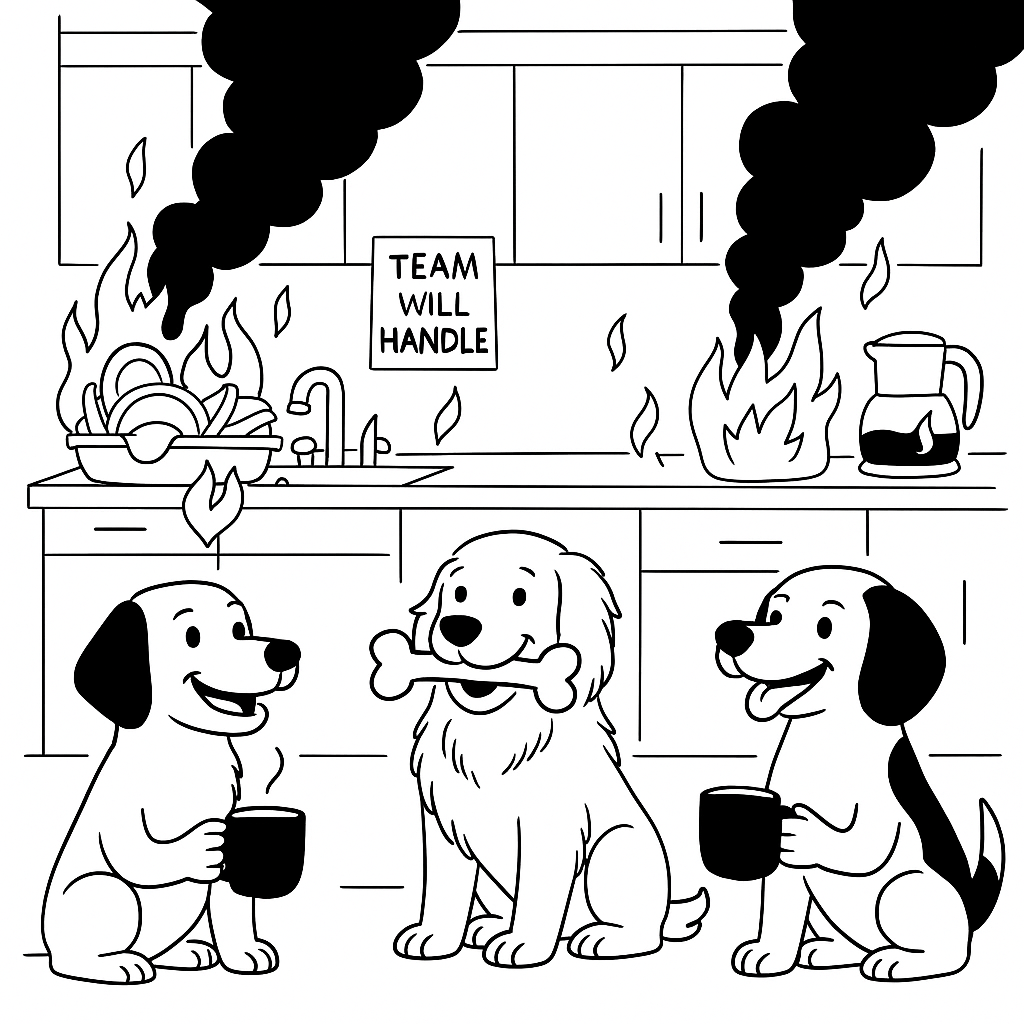 Bystander effect illustration